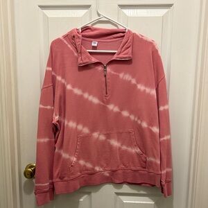 Old Navy Pink Tie-Dye Women's Hoodie